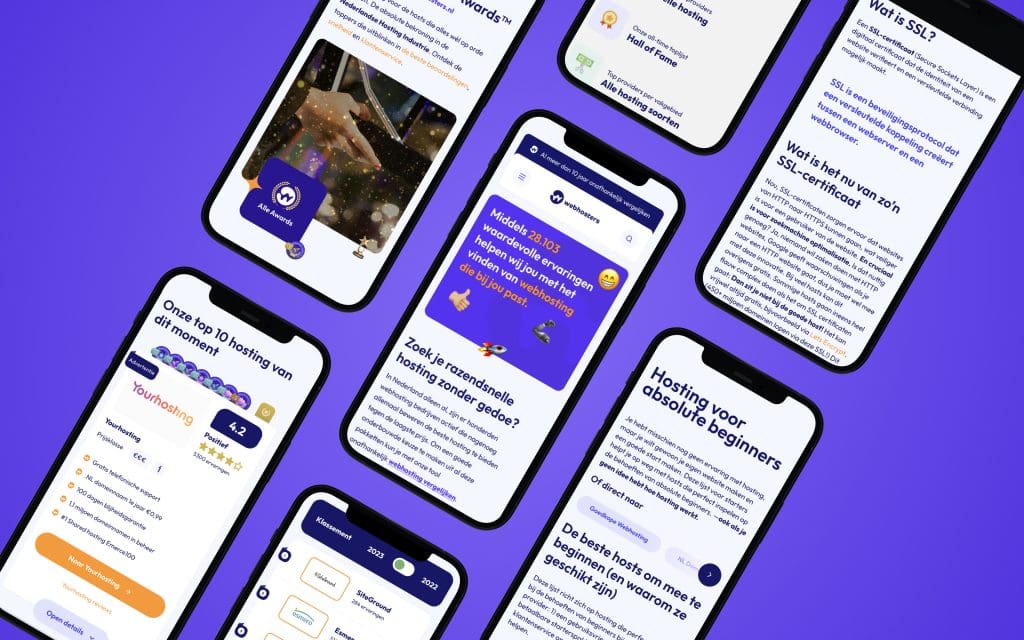 Case Nieuwe website Webhosters.nl